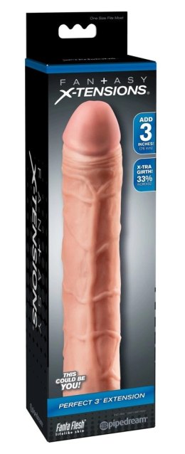 Fantasy X-Tensions - Nakładka Na Penisa 33% Większy Penis +7.6cm Cielisty