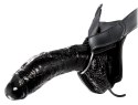 Fetish Fantasy Extreme - Strap-On Puste Czarne Dildo Z Jądrami