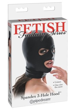 Fetish Fantasy Series - Elastyczna Czarna Maska Z Otworem Na Usta I Oczy