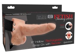 Fetish Fantasy Series - Naturalne Dildo Z Elastycznym Paskiem I 10 Trybami Wibracji