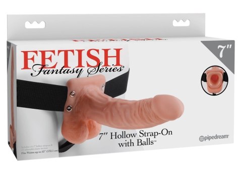 Fetish Fantasy Series - Uprząż Strap-On Z Pustym Naturalnym Dildo Cieliste