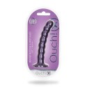 Ouch! by Shots Ouch! - Silikonowe dildo G-Spot z koralikami - 16,5 cm