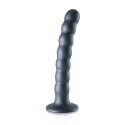 Ouch! by Shots Ouch! - Silikonowe dildo G-Spot z koralikami - 16,5 cm