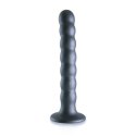 Ouch! by Shots Ouch! - Silikonowe dildo G-Spot z koralikami - 16,5 cm