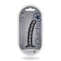 Ouch! by Shots Ouch! - Silikonowe dildo z koralikami - 13 cm