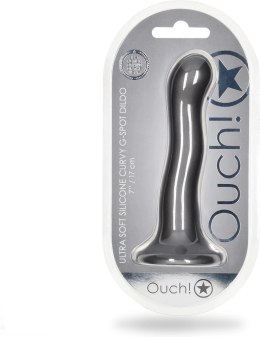 Ouch! by Shots Ouch! - Ultra miękkie silikonowe dildo Curvy G-Spot - 17 cm