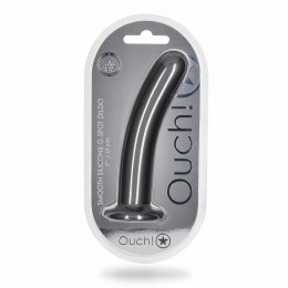 Ouch! by Shots Ouch! - Wąskie silikonowe dildo z przyssawką 17 cm