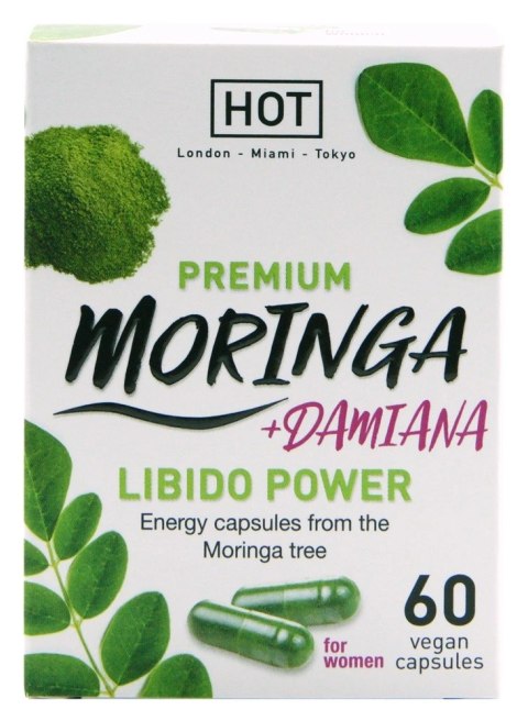 Pondzuające Tabletki Dla Kobiet - HOT BIO Moringa Libido Caps 60