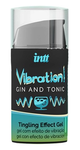 INTT - Żel Wibracyjny Z Efektem Mrowienia Gin z Toniciem 15 ml