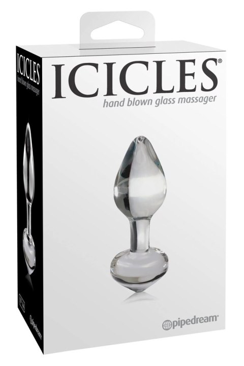 Icicles - Ekskluzywny Szklany Korek Idealny Do Masażu