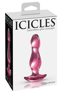 Icicles - Ekskluzywny Szklany Korek Idealny Do Masażu