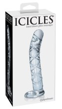 Icicles Icicles - Realistyczne Zakrzywione Szklane Dildo