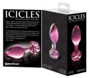 Icicles - Szklany Korek Analny Z Zatyczką W Kształcie Kwiatu