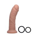 BXR Brands - Silikonowe Dildo z Uprzężą - 20 cm XR Brands