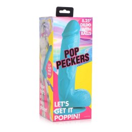 XR Brands PXR Brands - Realistyczne dildo z jądrami POP - 21 cm