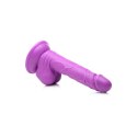 XR Brands - Realistyczne dildo z jądrami POP - 16,5 cm XR Brands