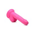 XR Brands - Realistyczne dildo z jądrami POP - 16,5 cm XR Brands