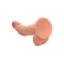 XR Brands XR Brands - Realistyczne dildo z jądrami POP - 19 cm