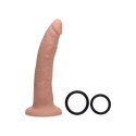 XR Brands XR Brands - Silikonowe Dildo z Uprzężą - 19 cm