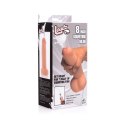 XR Brands - Realistyczne, podwójne dildo tryskające - 20,5 cm XR Brands