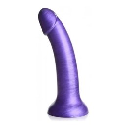 XR Brands XR Brands - Metalowe, silikonowe dildo - 17,8 cm