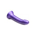 XR Brands XR Brands - Metalowe, silikonowe dildo - 17,8 cm