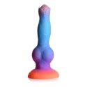 XR Brands - Silikonowe dildo świecące w ciemności - Kosmiczny XR Brands