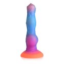 XR Brands - Silikonowe dildo świecące w ciemności - Kosmiczny XR Brands