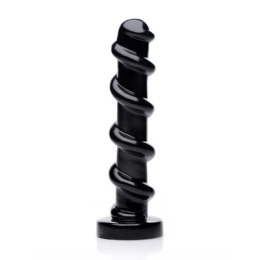 XR Brands XR Brands - Silikonowe, śliskie dildo - świderek 25 cm