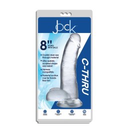 Curve Toys - Dildo z jądrami - 20,5 cm