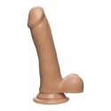 Doc Johnson Doc Johnson - Realistyczne, wąskie dildo z jądrami 15 cm