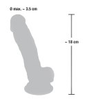 Medical Silicone - Medyczne Silikonowe Dildo 18cm Medical Silicone