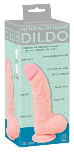 Medical Silicone - Medyczne Silikonowe Dildo 20cm